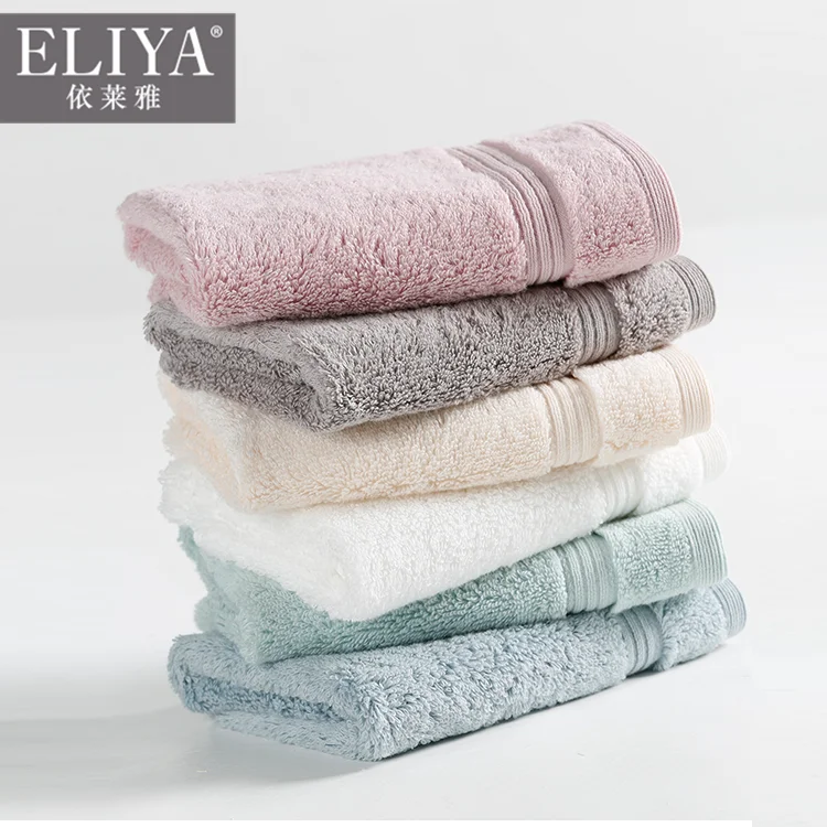ELIYA customize design 5 star hotel 21 bath towels 100% cotton luxury hotel bath towels set wholesale