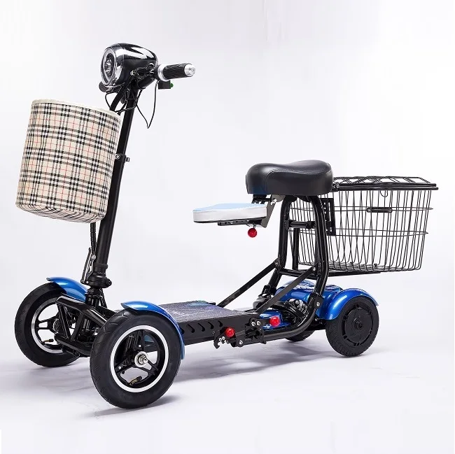 

smart 10 inch 2 saddles folding mini electric scooter for adult, Open