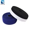 China manufacturer flexible good quality colored custom brand logo elastic band with hook and loop
