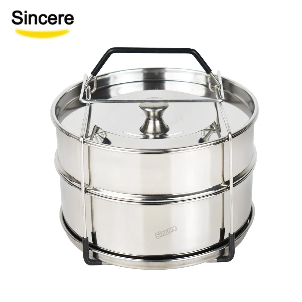 

Stackable Steamer Insert Pans steamer insert pots in 6/8 qt pressure pot