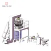 Low budget full multihead weigher vertical form fill seal pack line for food candy pet food square or pillow bag plastic film