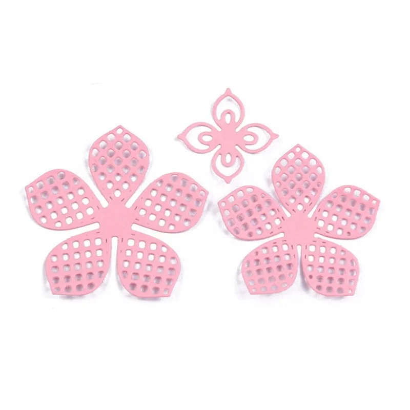 
Flower Custom Scrapbooking & Paper Crafting Metal Curve Stencil Cut Die 