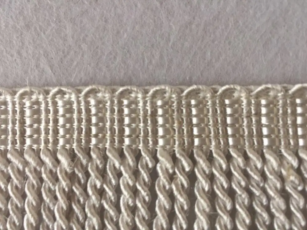 
Decorative wholesale fashion 7cm polyester bullion fringe 