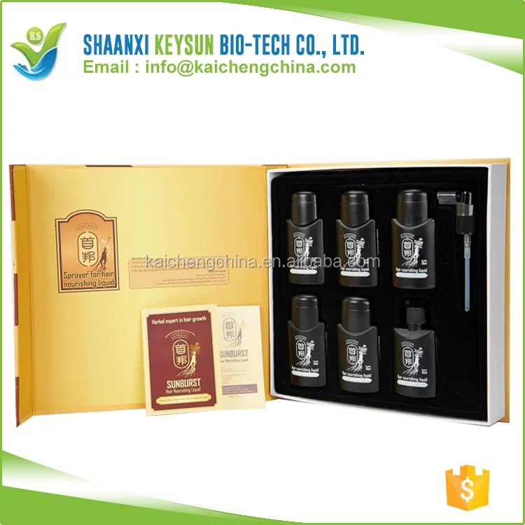 

OEM Sunburst brand Hair Growth Liquid Anti Depilation Hair Fluid Liquid chinese medicine hair growth SERUM products