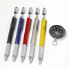 Screwdriver Pen Pocket Multi Tool Kit 6 in 1 Multi-Functional DIY Tool Set with Screwdriver, Stylus, Level Tool