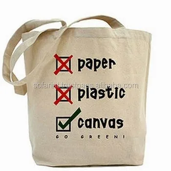 reusable canvas bags