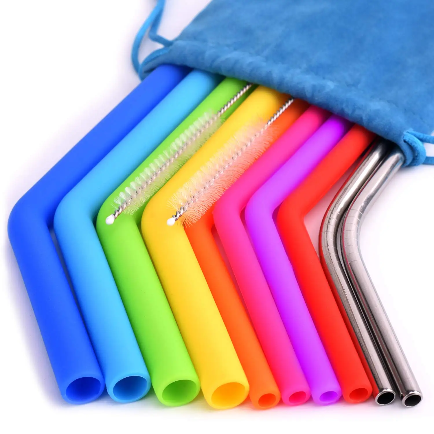 

Amazon Best Seller Reusable Silicone Drinking Straws Reusable BPA PFOA Free, N/a