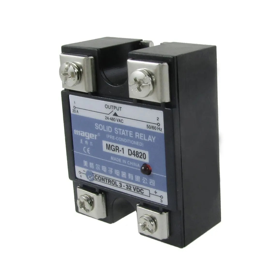 General Purpose Relays MGR1 D4825 Single Phase Solid State Relay SSR