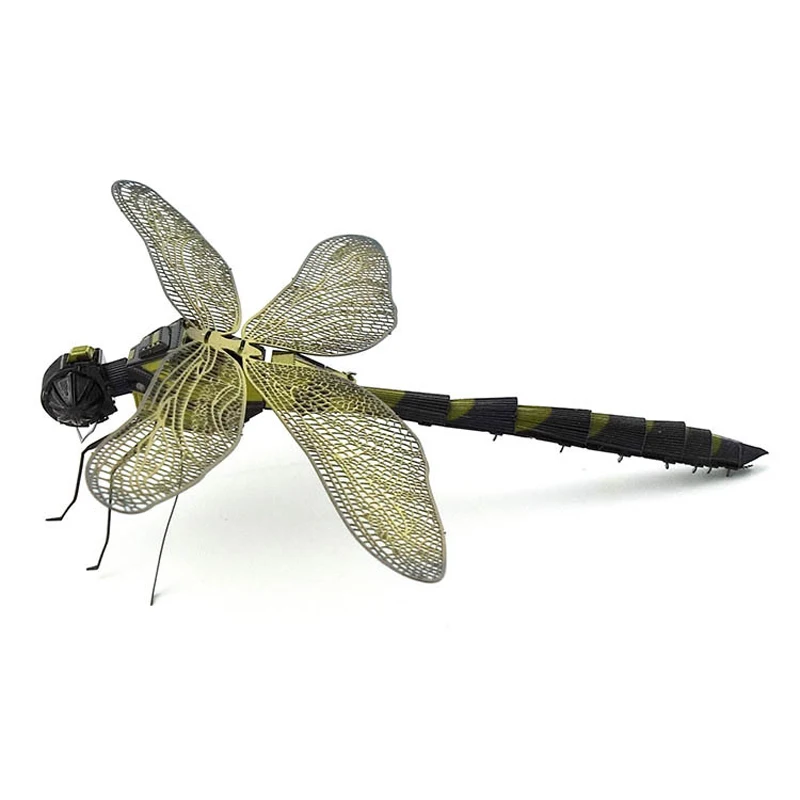 

3D Metal Puzzle Insect Dragonfly Stainless Steel Material Diy toys, Colours