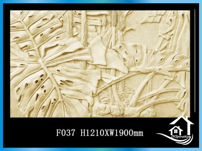 
Large relief wall art 