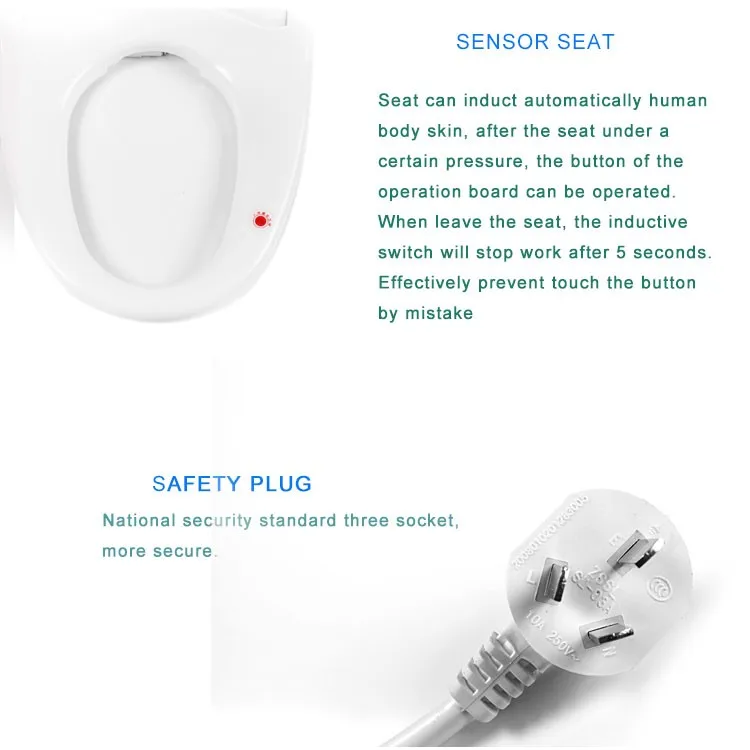 Automatic Close Stool Intelligent Toilet Seat JB3558L(id10806677). Buy