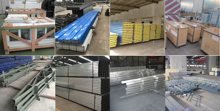 Colombia prefabricated house wall panels, prefabricated steel house