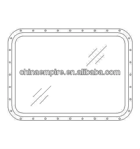 Marine Aluminum Alloy Rectangular Ship Window - Buy Ship Window,Marine ...