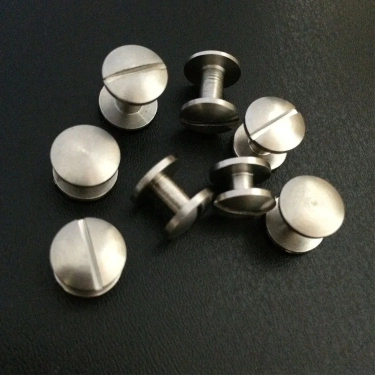 Rust Free Stainless Steel 4mm Flat Head Rivet Screw For Leather Buy