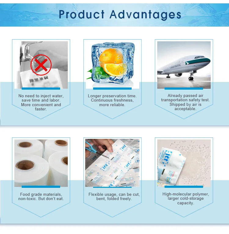 Factory Provide Customize Service Make Disposable Ice Packs For
