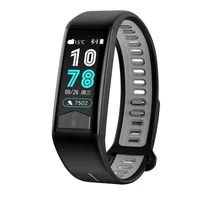 

T02 Smart Bracelet IP68 Waterproof Wristband with Heart Rate ECG Monitor Body Temperature Fitness Tracker Band Weather Display
