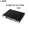2 HDD storage Security cctv Standalone 16 channel Hybrid Nvr Free cms software H.264 ahd Onvif Dvr recorder xvr