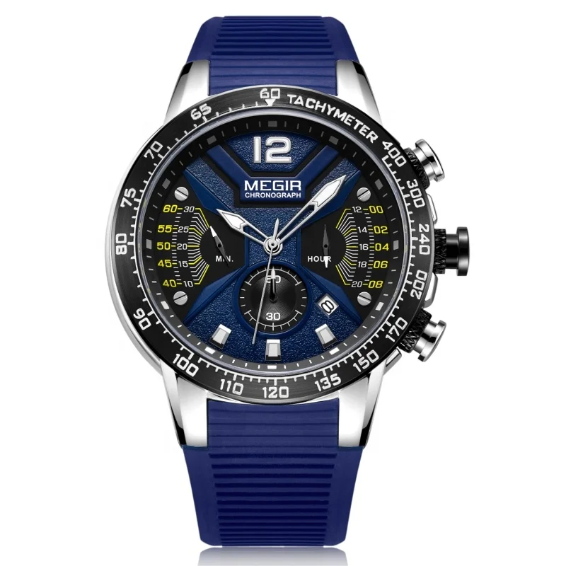 

Factory price Reloj megir wrist quartz watch jam tangan quamer sport watches men wrist brand, Ips/ipb/iprg