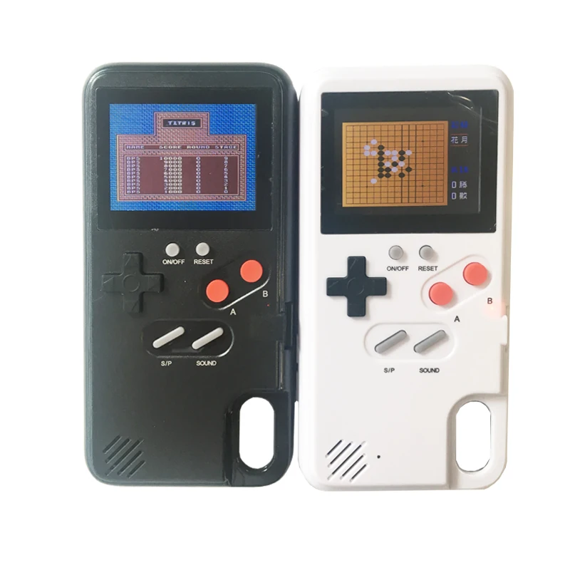 

Color screen game phone Case Gameboy Playable TPU Console Cover Cell Mobile Phone Case