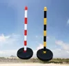 column road traffic reflective flexible delineator plastic bollard warning post