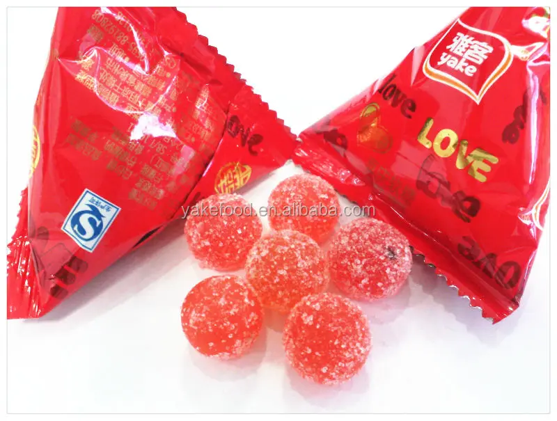 Segitiga paket lembut gummy jelly permen Lengket permen ID 
