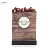 Retail promotional cardboard dump bin display for supermarket fruit