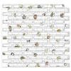 Brand new smart tiles mosaik blue mosaic tile for kitchen backsplash black brick wall