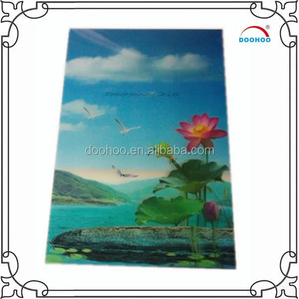 
2015 new product 3d cards reality chameleon 3d cards 3d lenticular cards 