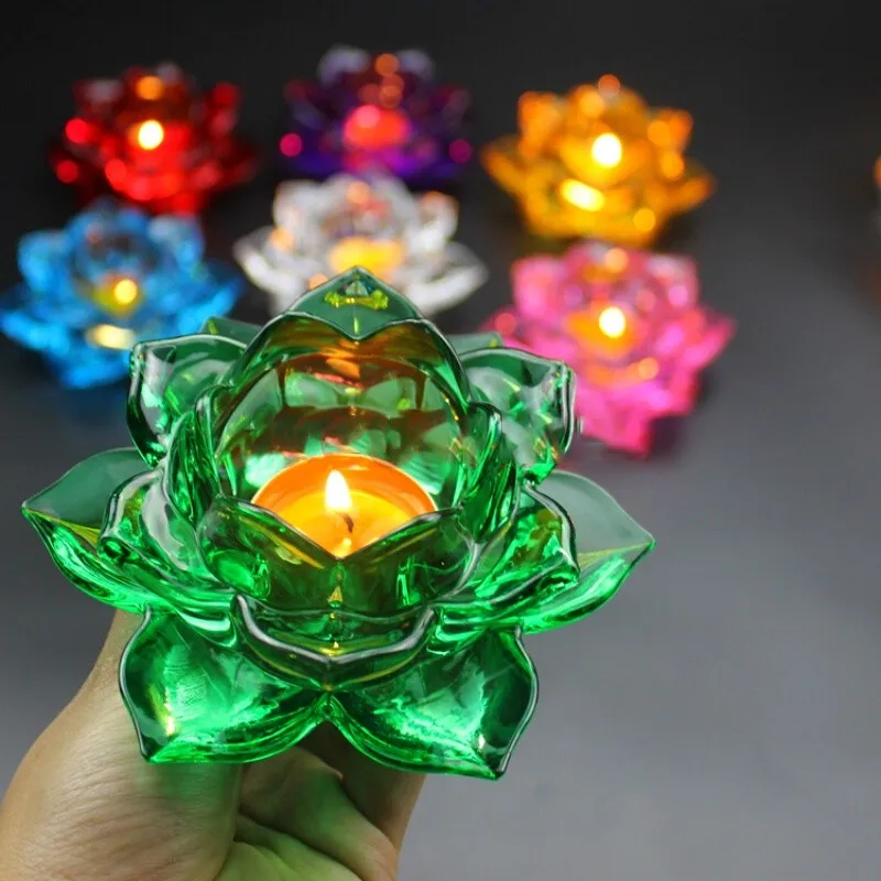 Crystal Lotus Church Votive Candle Holder Glass Buy Votive Candle
