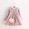 2017 wholesaler little baby tutu dress baby handmade baby crochet dress