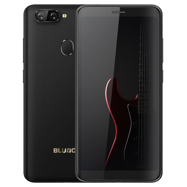 

High Quality Original BLUBOO D6 2GB+16GB Dual Back Cameras Face Recognition Mobile Phone 5.5 inch 2.5D Curved Android Smartphone, Black blue red