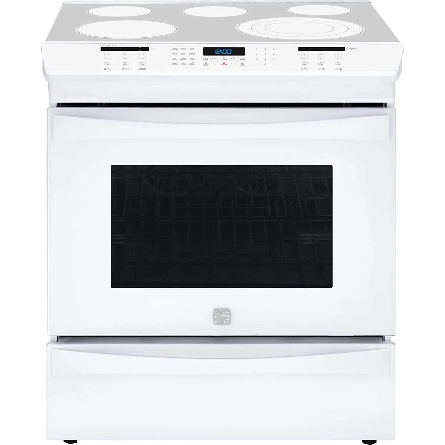 Slide In Range Canada Find Deals On Get Quotations Kenmore Elite 42562 4 6 Cu Ft Self Clean Electric Slide In Range