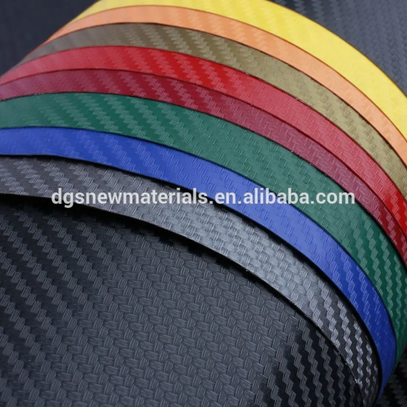 
Colorful 3D Carbon Fiber Car Warp Vinyl film Car Color Changing 