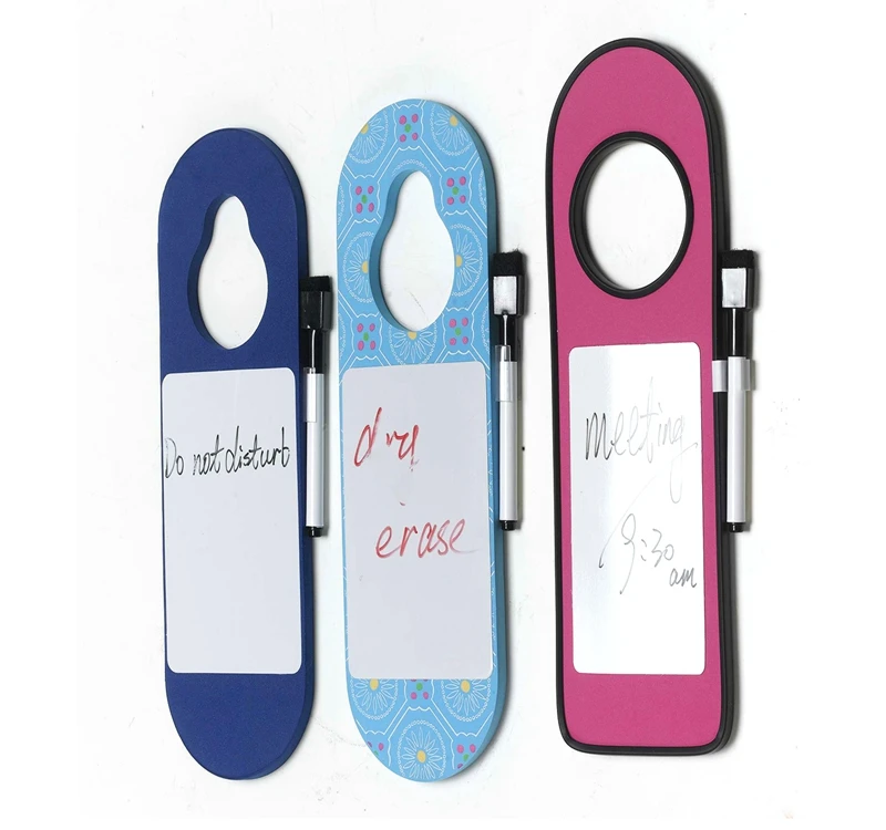 Fashional Dry Erase Eva Foam Door Hanger With Memo Writing