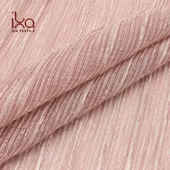 pleated knit fabric