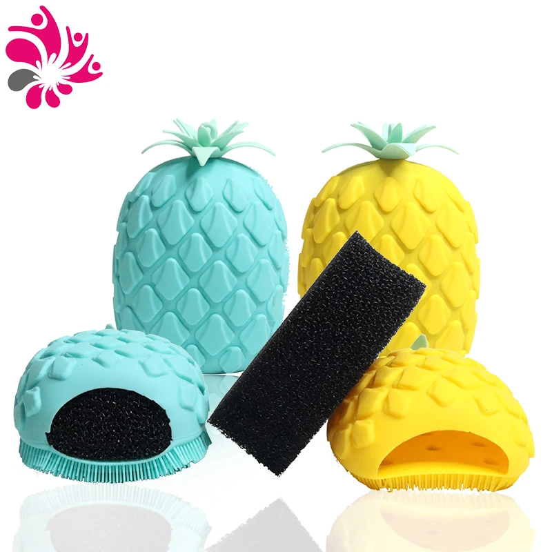 
Factory customized cleaning skin sponge for shower,soft silicone baby toy body cleaner bath brush for bathroom 