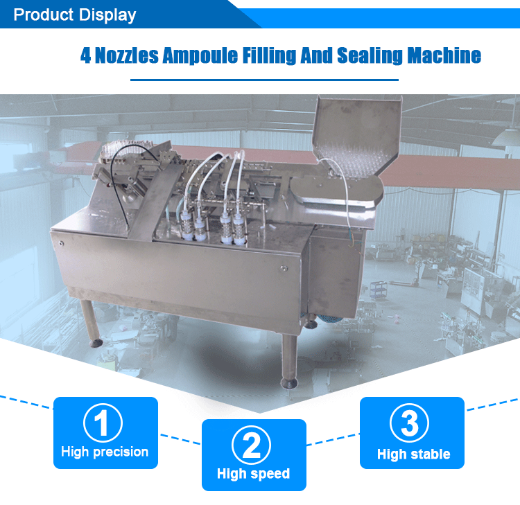 4 Nozzles ampoule filling machine2