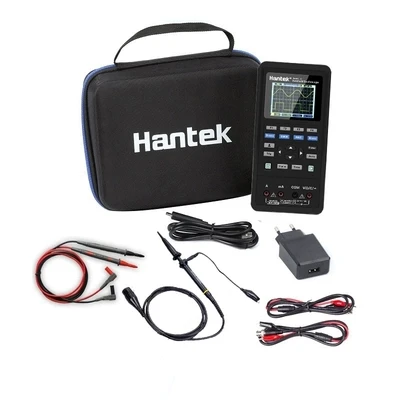 

Hantek 2C42 3in1 Digital Oscilloscope+Waveform Generator+Multimeter Portable USB 2 Channels 40mhz 70mhz LCD Display Test Meter