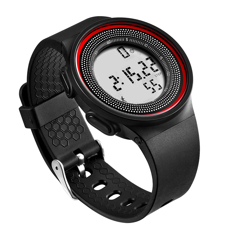 

Fashion Man Multi Function Plastic Wrist Watch Pedometer Watch Digital Instructions
