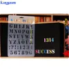 Custom Design Reusable Drawing Templates PVC Plastic Letter And Figure Stencils set for kids