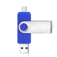 

Toptai OTG Swivel USB Flash Drive 64GB 2 in 1 USB Memory Stick Micro Port & USB 2.0 Pen Drive for Android/PC/Tablet/Mac