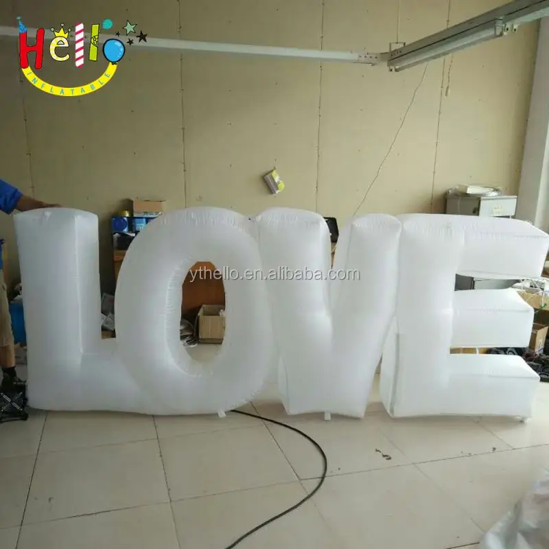 Inflatable Led Love Letter Lights Giant Unmber Words Life Inflatable Led Love Letter Lights Giant Unmber Words Life Size Alphabet For Party Decoration