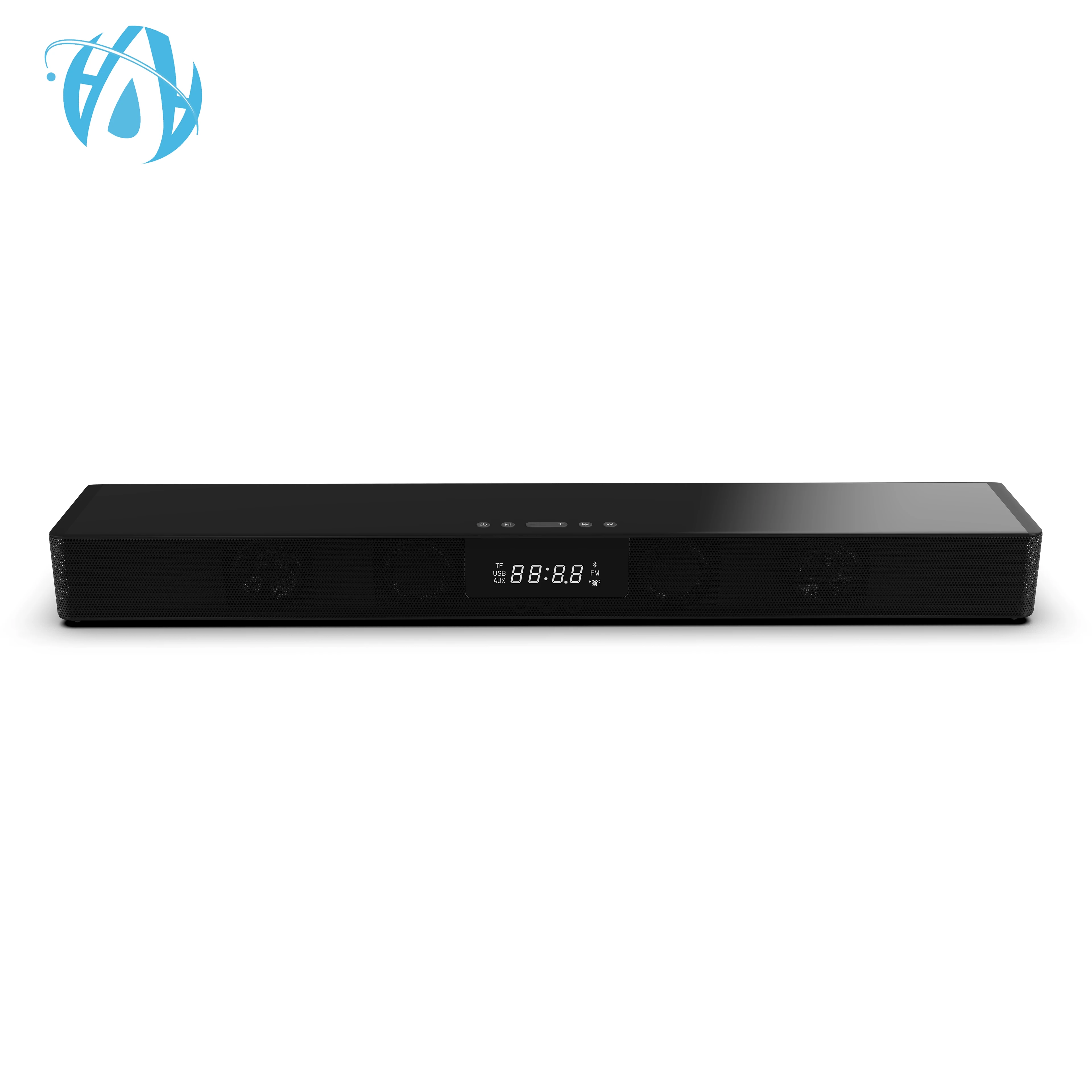 

Multifunctional High End Surround Best 4 Speakers 2.0 Wireless Charger Sound Bass Stereo LED Display Sound Bars for TV