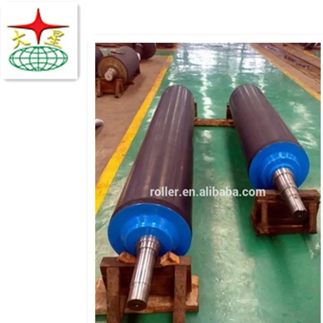 
Grooved press roll for cardboard paper machine 