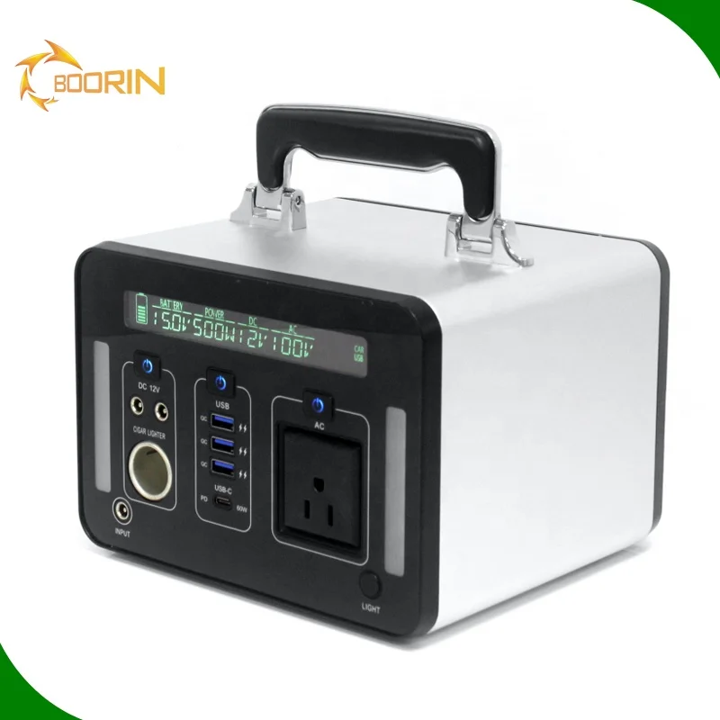 Portable Power Station 330wh Solar Generator Emergency Battery Backup