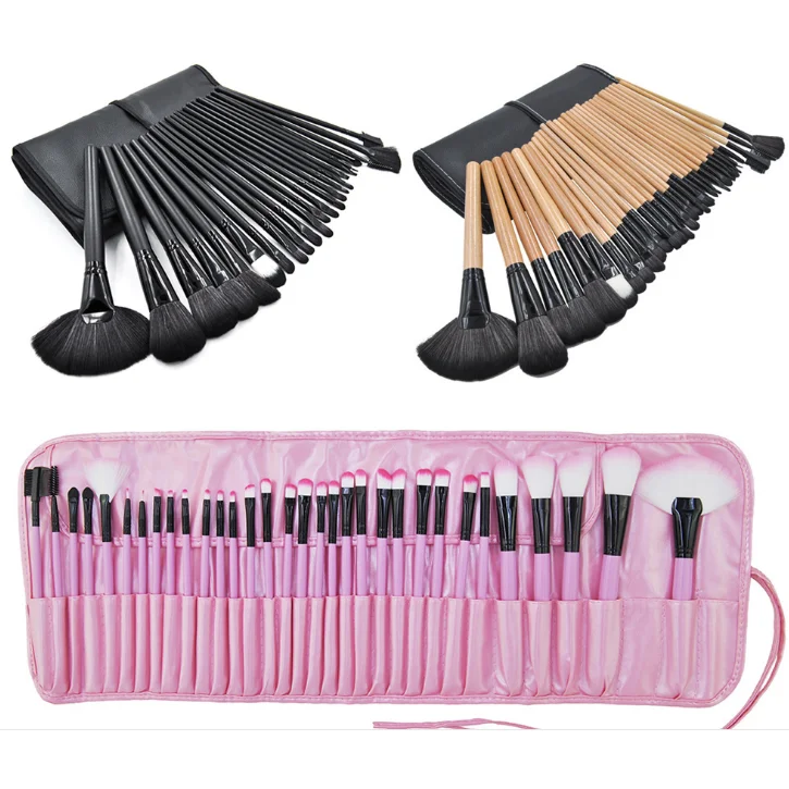 

Professional 12pcs/15pcs/18pcs/24pcs/32pcs Make Up Cosmetic Makeup Brushes Kit Set with Case