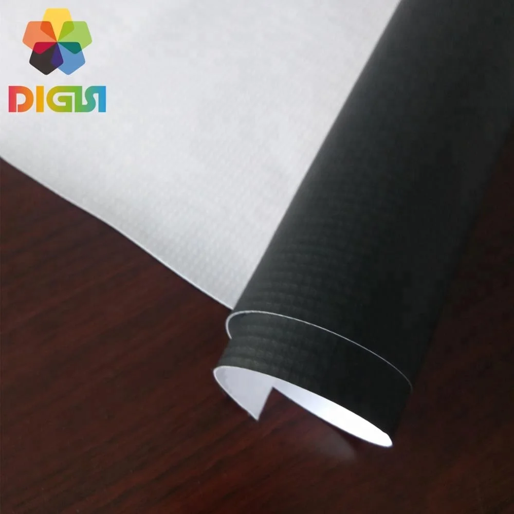 
420gsm PVC Flex Banner Black Back Digital Printing Block out Fabric Vinyl 