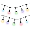 APP Voice control smart wifi remote outdoor use IP65 RGB string light for Patio, Porches, Bistro, Backyard,Christmas decoration