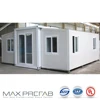 2 bedrooms portable ready made expandable container house folding home plans