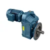 Factory price FF37 FF47 FF57 solid shaft helical parallel gearbox